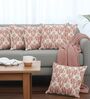 Set of 6 Ornate Damask Throw Cushion Covers (18x18)