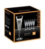 Set of 6 Palais Crystal Taper Champagne