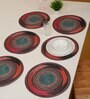 Set of 6 Pure Cotton Geometric Print Digitally Printed Table Runners