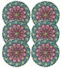 Set of 6 Pure Cotton Geometric Print Digitally Printed Table Runners