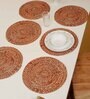 Set of 6 Pure Cotton Geometric Print Digitally Printed Table Runners