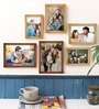Set of 6 Pure Wooden Wall Photo Frame