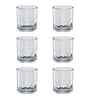 Set of 6 Rain Drop Shaped Water Juice Glass