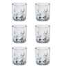 Set of 6 Ringer Shaped Glass