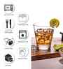Set of 6 Round Conical Shaped Water Juice Glass
