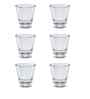 Set of 6 Round Conical Shaped Water Juice Glass