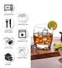 Set of 6 Square Shaped Tall Water Jucie Glass