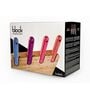 Set of 6 Stainless Steel Knives with Bamboo Handle