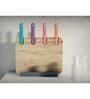 Set of 6 Stainless Steel Knives with Bamboo Handle