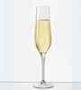 Set of 6 Transparent Crystal Lead Free Glass 230ml Champagne Glasses