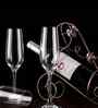 Set of 6 Transparent Crystal Lead Free Glass 230ml Champagne Glasses