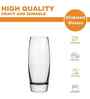 Set of 6 Transparent Crystal Lead Free Glass 290ml Bar Glasses
