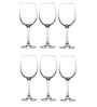 Set of 6 Transparent Crystal Lead Free Glass 350ml Wine Glasses