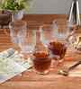 Set of 6 Transparent Glass Mugs