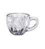 Set of 6 Transparent Glass Mugs