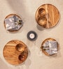 Set of 8 Acacia Wood Dinner Set