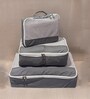 Set of 8 Grey Nylon Cloth Packing Bag Storage Pouch