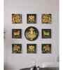 Set of 9 Decorative Wall Motifs Traditional Indian Art Decor