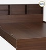 Seto King Size Bed In Planked Walnut Finish