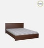 Seto King Size Bed in Planked Walnut Finish