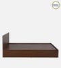 Seto King Size Bed in Planked Walnut Finish with Box Storage
