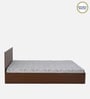 Seto King Size Bed in Planked Walnut Finish with Box Storage