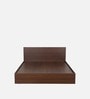 Seto Queen Size Bed in Planked Walnut finish
