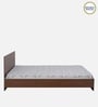 Seto Queen Size Bed in Planked Walnut finish