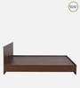 Seto Queen Size Bed in Planked Walnut finish