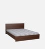 Seto Queen Size Bed in Planked Walnut finish