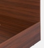 Seto Queen Size Bed In Planket Walnut Finish With Hydraulic Box Storage
