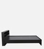 Seto Queen Size Bed in Wenge finish with Headboard Storage