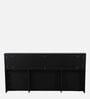 Seto Queen Size Bed in Wenge finish with Headboard Storage