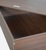 Seto Single Bed in Planked Walnut Finish with Box Storage