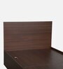 Seto Single Bed in Planked Walnut Finish with Box Storage