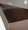 Seto Single Bed in Planked Walnut Finish with Box Storage