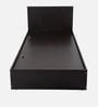 Seto Single Bed In Wenge Finish With Box Storage Seto Single Bed In Wenge Finish With Box Storage