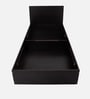 Seto Single Bed In Wenge Finish With Box Storage Seto Single Bed In Wenge Finish With Box Storage