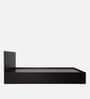 Seto Single Bed In Wenge Finish With Box Storage Seto Single Bed In Wenge Finish With Box Storage
