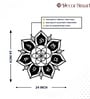 Seven Chakra Flower of Life Metal Wall Art Decor