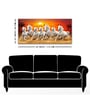 Seven Horses Running At Sunrise Premium Canvas Wall Painting