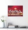 Seven Running Horse Painting, Wall Art Print 5D/3D Poster for Home