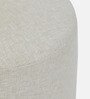 Seville Fabric Pouffe In Beige Colour