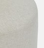 Seville Fabric Pouffe In Beige Colour
