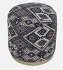 Seville Fabric Pouffe In Multi Colour