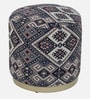 Seville Fabric Pouffe In Multi Colour