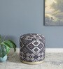 Seville Fabric Pouffe In Multi Colour