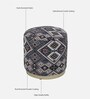 Seville Fabric Pouffe In Multi Colour