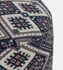 Seville Fabric Pouffe In Multi Colour