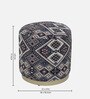 Seville Fabric Pouffe In Multi Colour